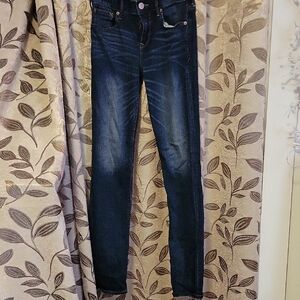 Express Dark Indigo Skinny Jeans